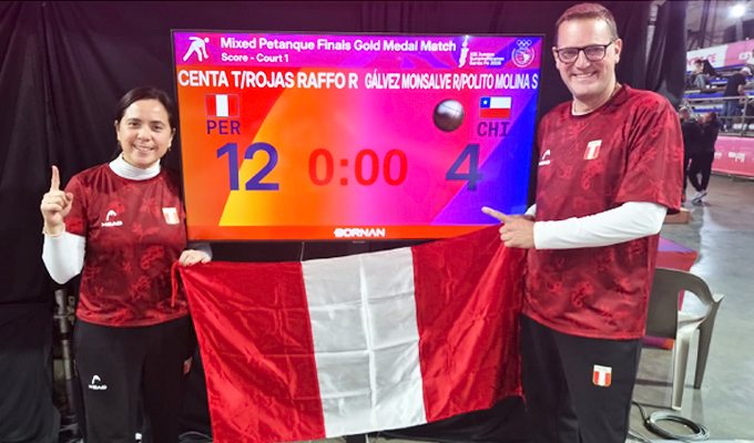 En Bochas: Perú consigue la sexta medalla de oro en los Juegos Odesur Santa Fe 2026