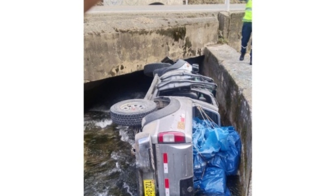 Carretera Central: dos heridos de gravedad deja despiste de camioneta en tramo Pasco - La Oroya