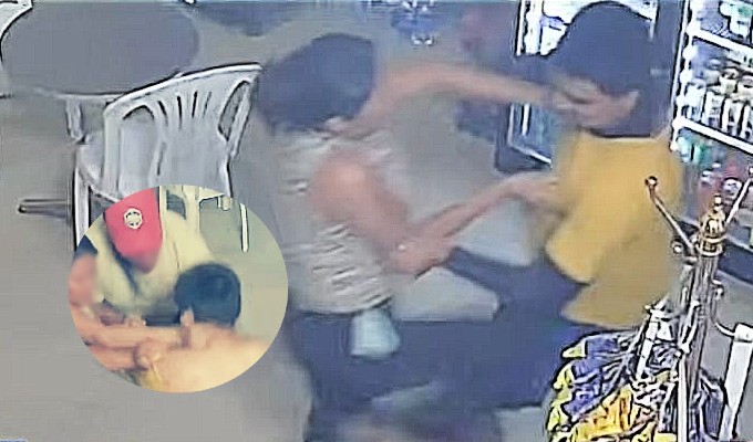 Vecinos desgarran vestimenta de sujeto acusado de robar