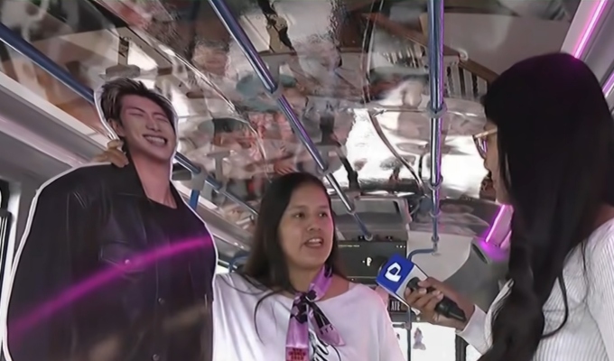 ‘Army Bus’: bus decorado con temática de BTS se convierte en punto de encuentro para sus fans