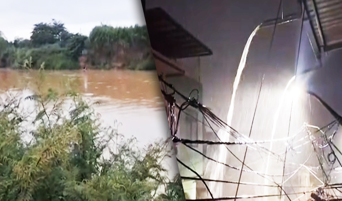 Río Tumbes: triplicó su caudal tras fuertes lluvias desatando la alerta en la población
