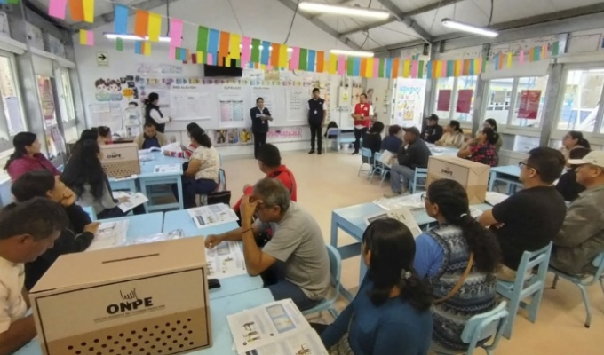 ONPE habilitará más de cuatro mil locales de votación para capacitar a miembros de mesa este domingo