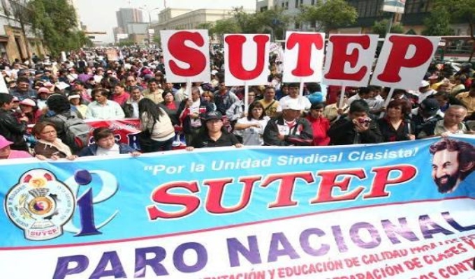 Paro nacional de maestros: SUTEP exige mayor presupuesto y cumplimiento de acuerdos