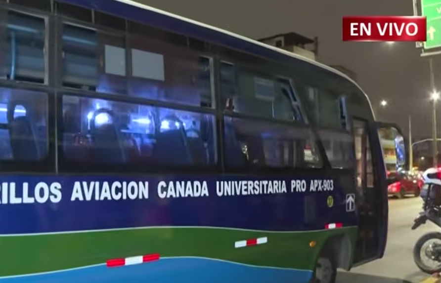 ¡Hay dos heridos! Atacan a balazos a bus de la empresa Machu Picchu en el Cercado de Lima