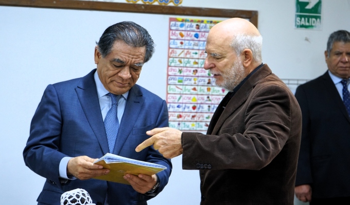 Ministro de Educación resalta orden, disciplina y valores en colegio de Ciudad Pachacútec, Ventanilla