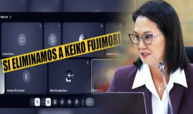Hablan de matar a presidenta Keiko Fujimori durante reunión en Arequipa