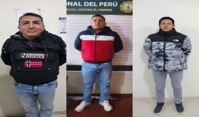 Cuatro policías son detenidos en Huancayo por presuntos vínculos con la organización “Los Apretadores”