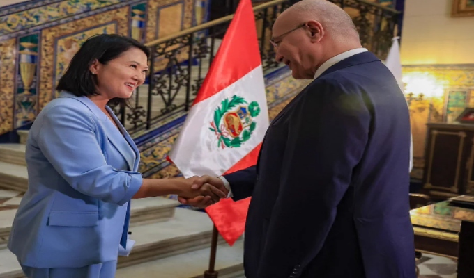 ¡Cooperación internacional! Keiko Fujimori se reunió con representantes de ACNUR