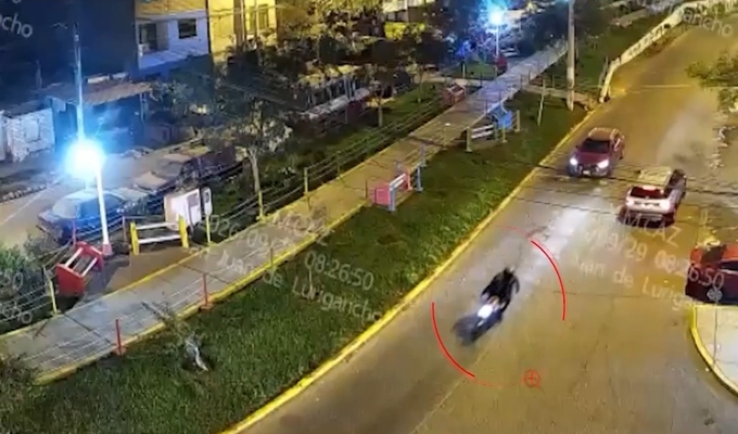 Asesinato de sereno en SJL: cámaras captaron fuga de los sicarios tras el crimen