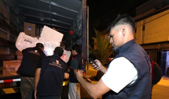 Contraloría verificó distribución de material electoral durante la madrugada en Lima y Callao