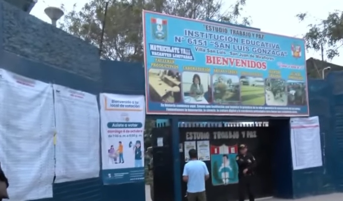 ¡Madrugaron para votar! electores forman filas desde temprano en colegio de SJL