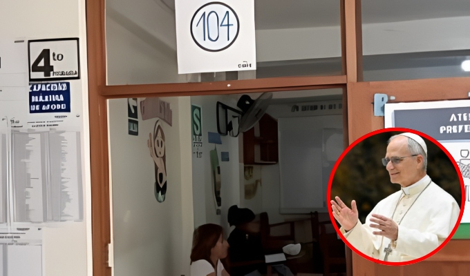 Así luce el local de votación del Papa León XIV en Chiclayo