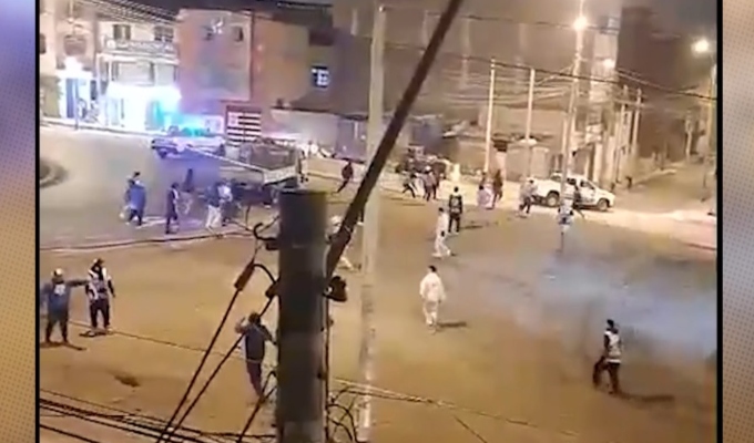 Enfrentamiento a balazos entre falsos barristas deja dos menores heridos en Chorrillos