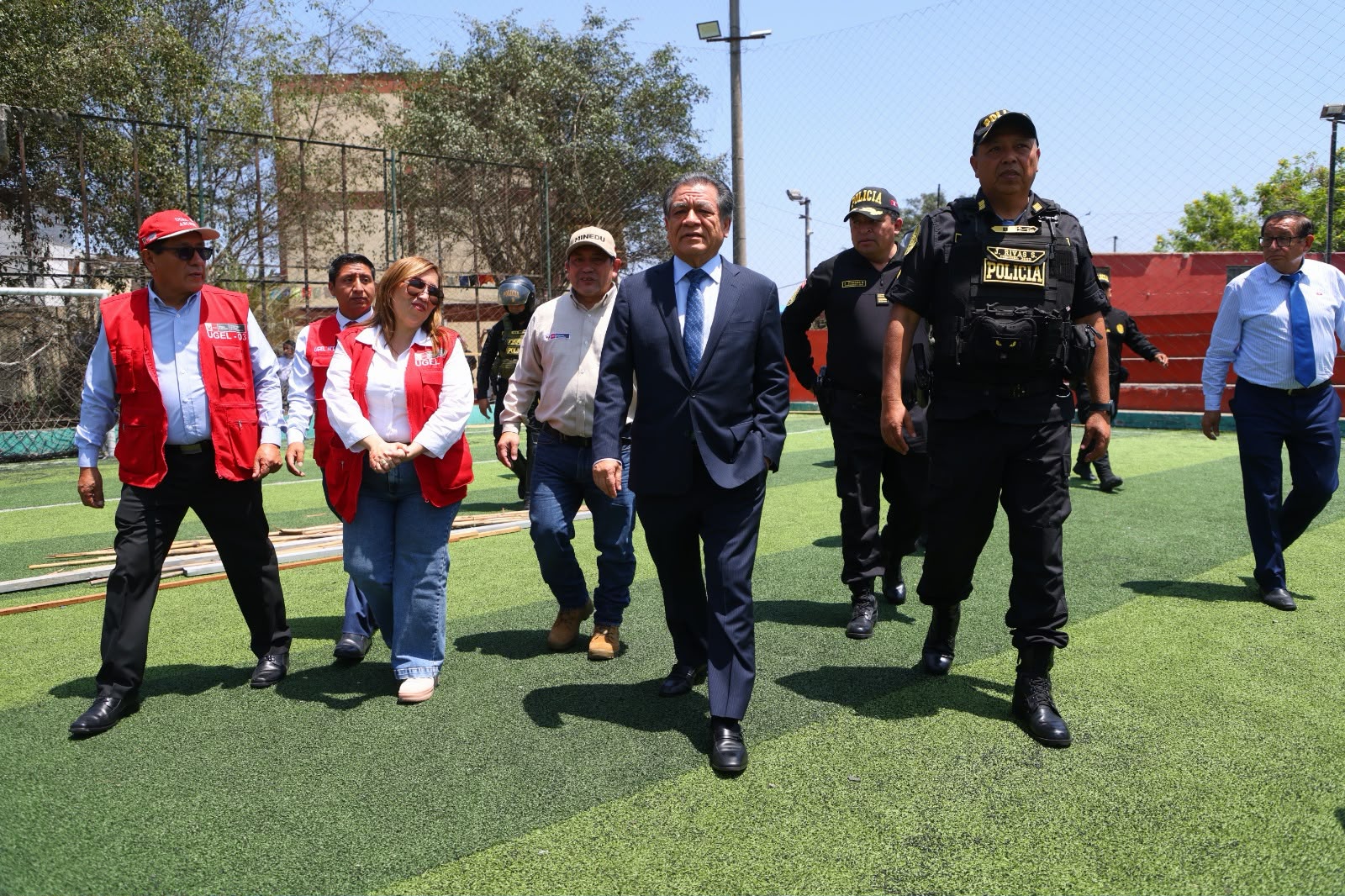 Minedu recupera área deportiva en colegio Mariano Melgar de Breña