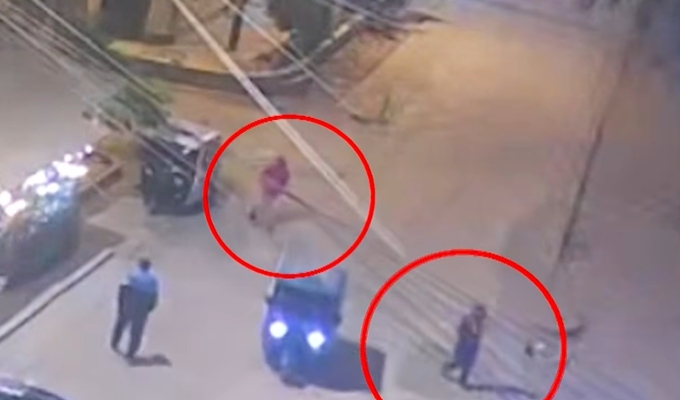 Nuevas imágenes del ataque a balazos contra hombre en Villa María del Triunfo