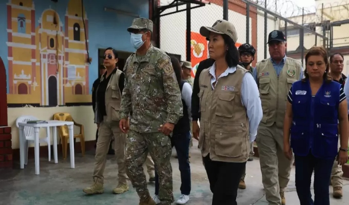 Keiko Fujimori supervisa acciones contra el crimen organizado en Trujillo