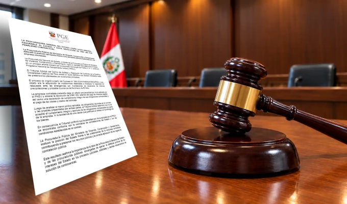 La Procuraduría General del Estado logra laudo arbitral favorable al Estado y evita devolución de S/ 961 400 por penalidad contractual