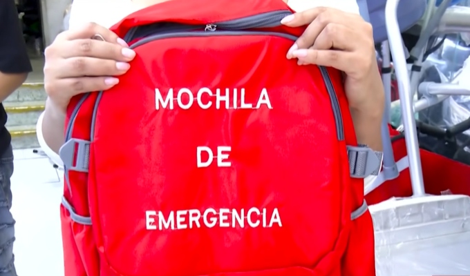 Mochilas de emergencia se venden desde S/30 en el Centro de Lima