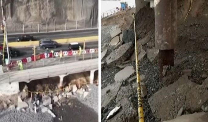Peligro en la Costa Verde: Erosión avanza hacia la vía vehicular a la altura de playa La Pampilla