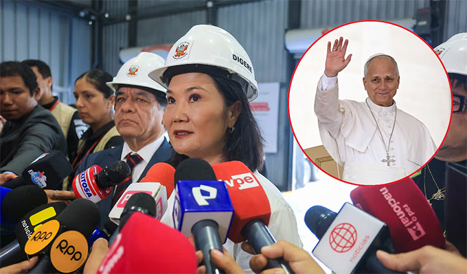 Keiko Fujimori sobre salud del papa León XIV: Podría haber algún cambio en el calendario de su visita