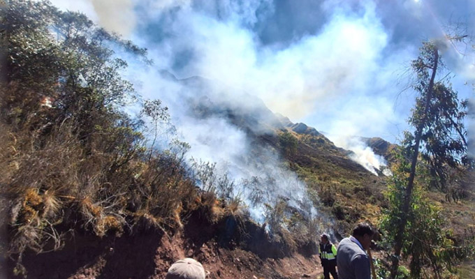 Cusco: Poder Judicial condenó a prisión a agricultor que provocó incendio forestal