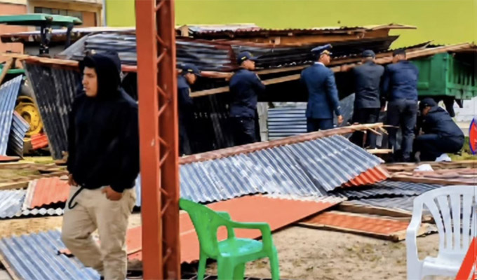 Junín: colapso de techo por vientos fuertes deja una fallecida y tres heridos de consideración