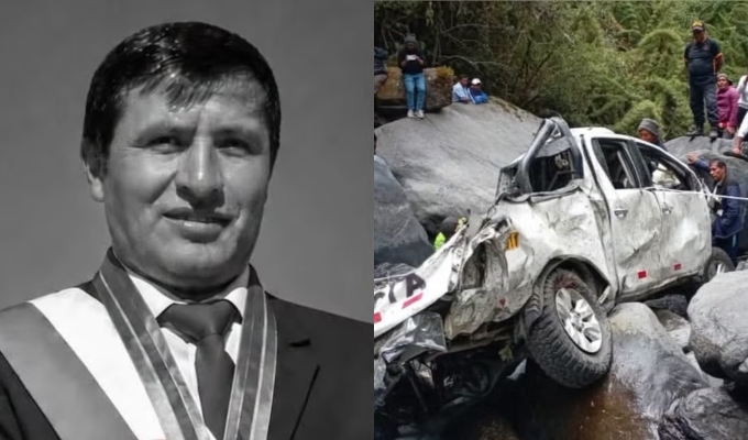 Puno: alcalde de Quiaca muere tras caer con su camioneta a un barranco