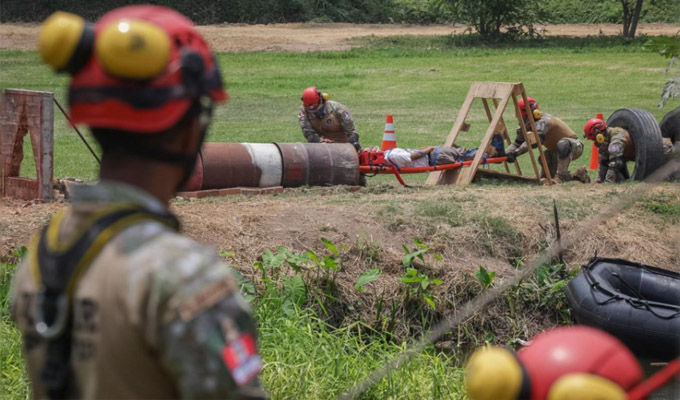 Personal del Ejército presenta despliegue estratégico a gran escala ante fenómeno El Niño