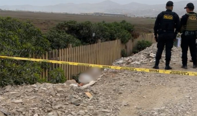Abandonan cadáver en Ventanilla: estaba envuelto en colchas y tenía signos de tortura