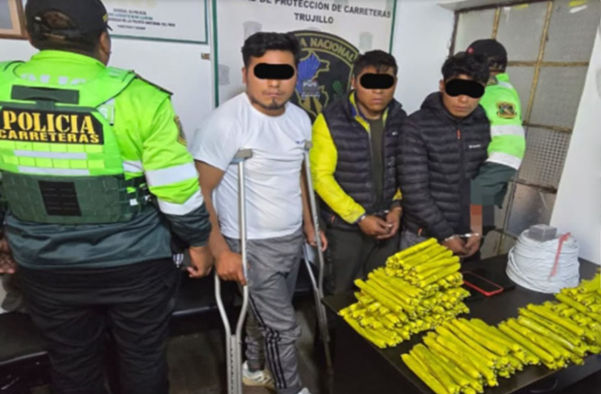 Comando Unificado: incautan más de 300 explosivos y detienen a ocho personas en La Libertad