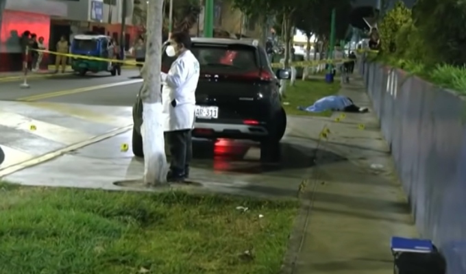 Asesinan a balazos a un hombre tras salir de una fiesta en el Callao