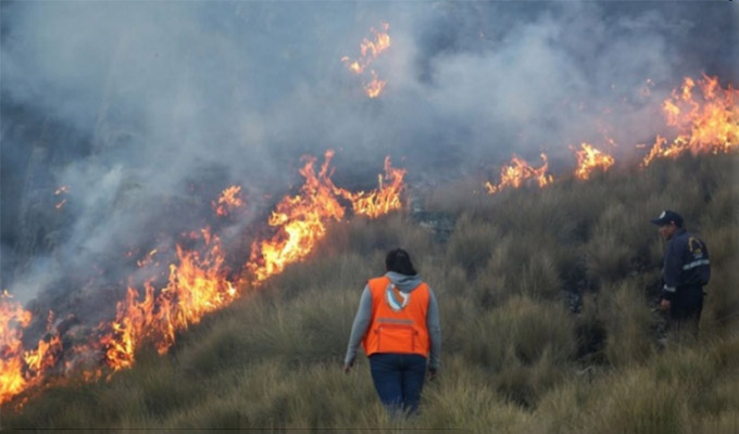 Indeci: incendios forestales dejan hasta el momento 12 fallecidos a nivel nacional