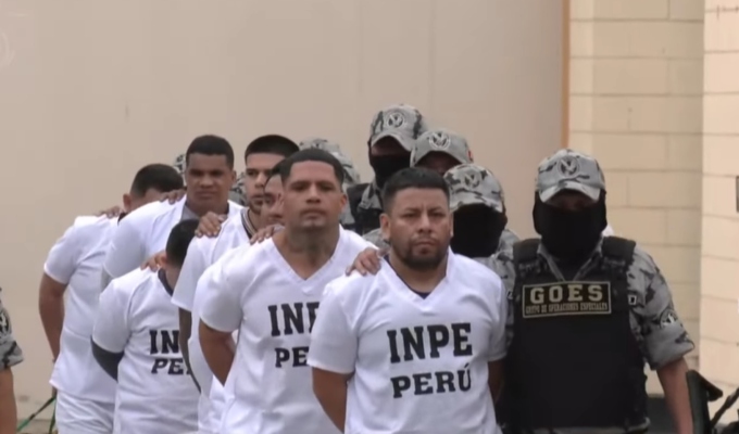 Trasladan a penal de provincia a alias “El Jorobado”, presunto cabecilla de Los Sanguinarios de la Construcción