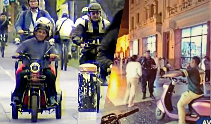 Pese a prohibición: motos eléctricas siguen invadiendo ciclovías y vías peatonales