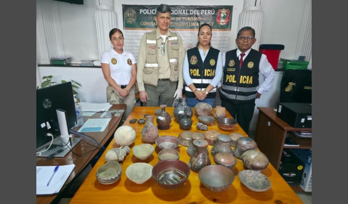 Confirman autenticidad de 33 piezas arqueológicas que eran vendidas por redes sociales