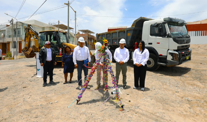 Ilo: construyen línea de conducción que mejorará el servicio de agua para unos 13 mil pobladores