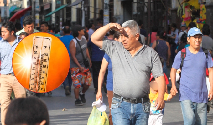 Senamhi advierte temperaturas de 40°C y ráfagas de viento de hasta 55 km/h