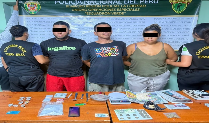 Detienen a trabajador municipal en operativo donde incautaron 148 envoltorios de presunta PBC