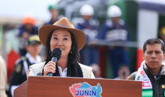 Keiko Fujimori lidera reinicio de operaciones del Tren Macho en el tramo Chilca-Cuenca