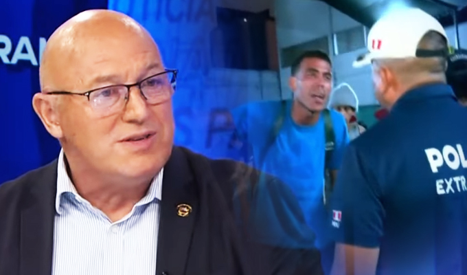 Francisco Calisto a favor de operativos para expulsar a extranjeros en situación migratoria irregular