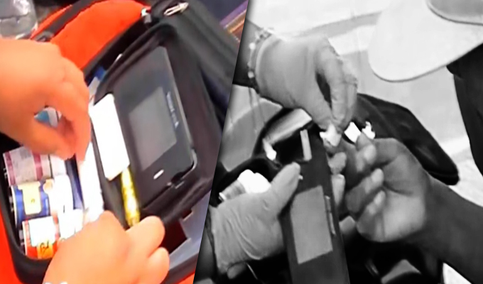 ¡Insólito! Pruebas de sangre en plena calle: pinchando ciudadanos para análisis clínicos en puestos ambulantes