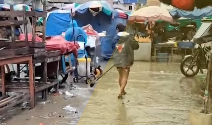 Lluvias torrenciales e inundación por aguas servidas ponen en riesgo mercado de Tumbes