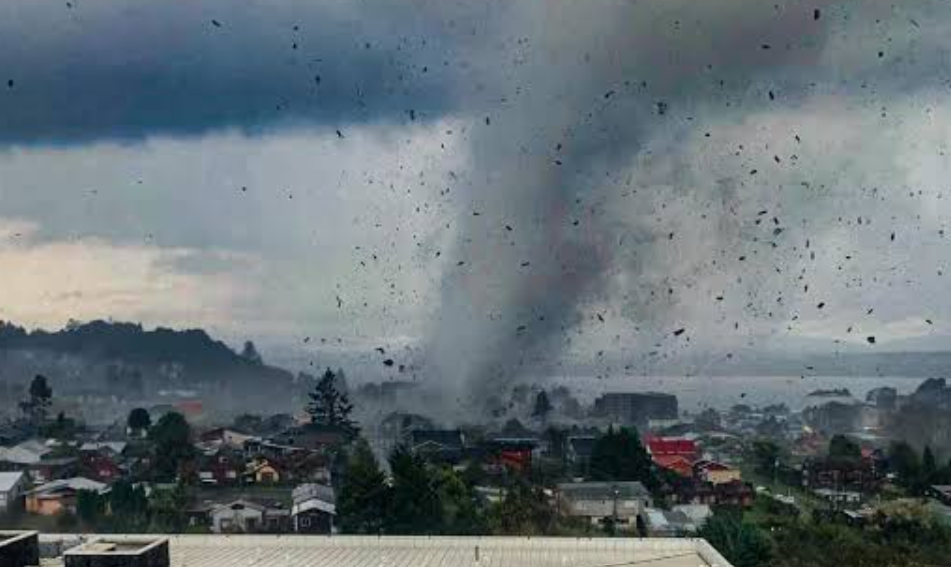 ¡Terror en Chile! Potente tornado destruye colegio y daña al menos 20 viviendas