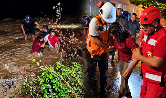 Lluvias en Cusco: rescatan a ocho personas tras desborde del río Kimbiri