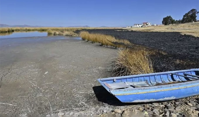 Alarma en Puno: el nivel del lago Titicaca continúa descendiendo por la reducción de lluvias