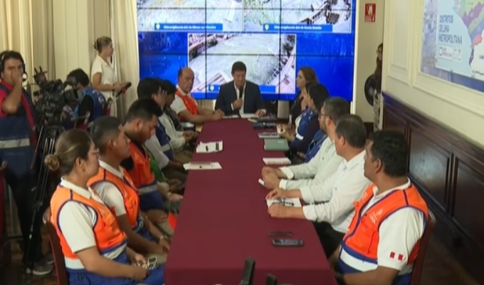 Municipalidad de Lima inaugura sala de crisis para monitorear el fenómeno El Niño