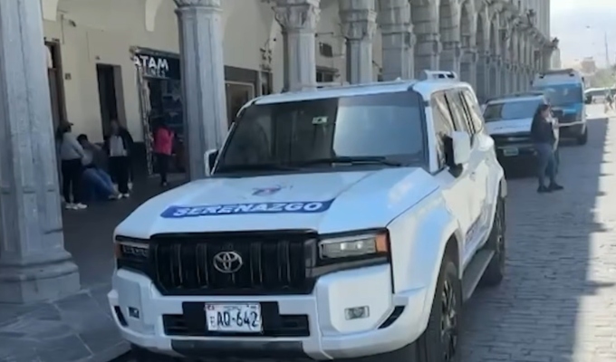 Arequipa: camioneta de S/ 375 mil destinada al traslado de funcionarios ahora será usada por serenazgo