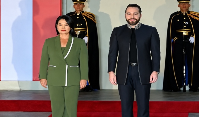 Keiko Fujimori se reúne con Nayib Bukele durante su visita oficial a El Salvador