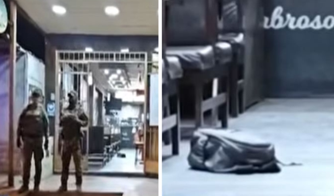 Ventanilla: sujeto deja mochila en pollería con carta amenazante