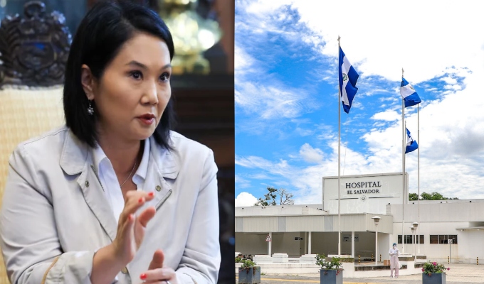 Keiko Fujimori visita hospital de El Salvador y conoce plataforma Doctor SV